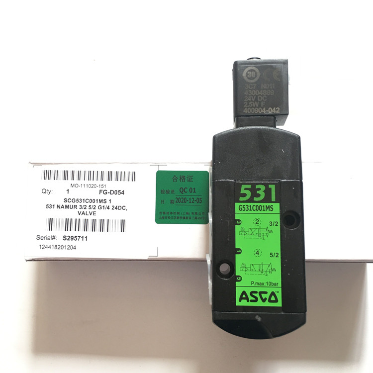 SCG531C001MS电压24VDC美国numatics电磁阀ASCO